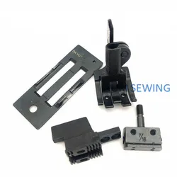 DAYU high quality guage set needle plate pressrue foot teeth double needle industrial sewing machine parts