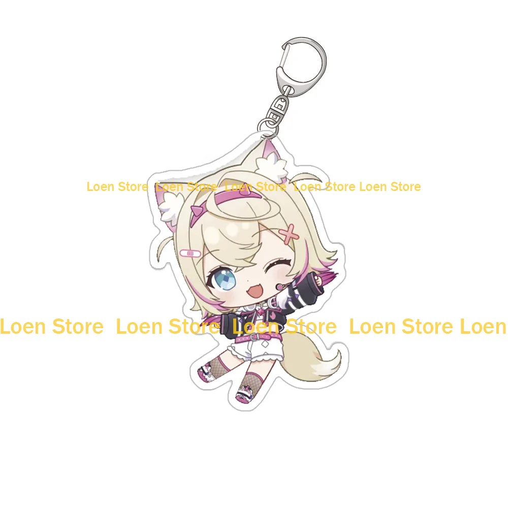 Loen Store HOLO virtual YouTuber GIGO, llavero acrílico, Mococo, Abyssgard, Nerissa, Ravencroft, Shiori, Novella, regalo