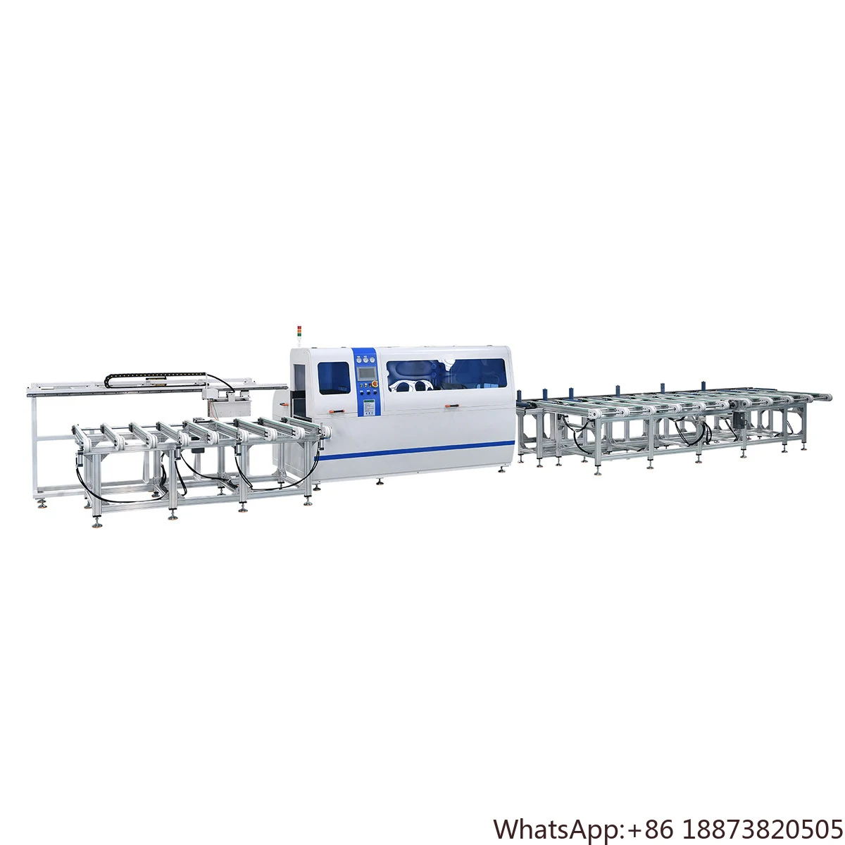 STR CD600L Fully Automatic Industrial Aluminum Cutting Line High Precision for Aluminum Profiles with Core Motor Component