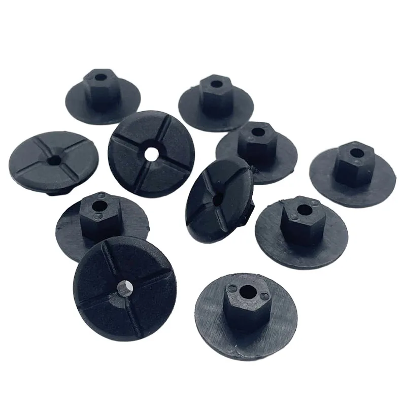 4mm Car Fender Flares Mud Flaps Splash Guard Wheel Arch Bumper Panel Fastener Clips Unthreaded Nuts For Mercedes Benz
