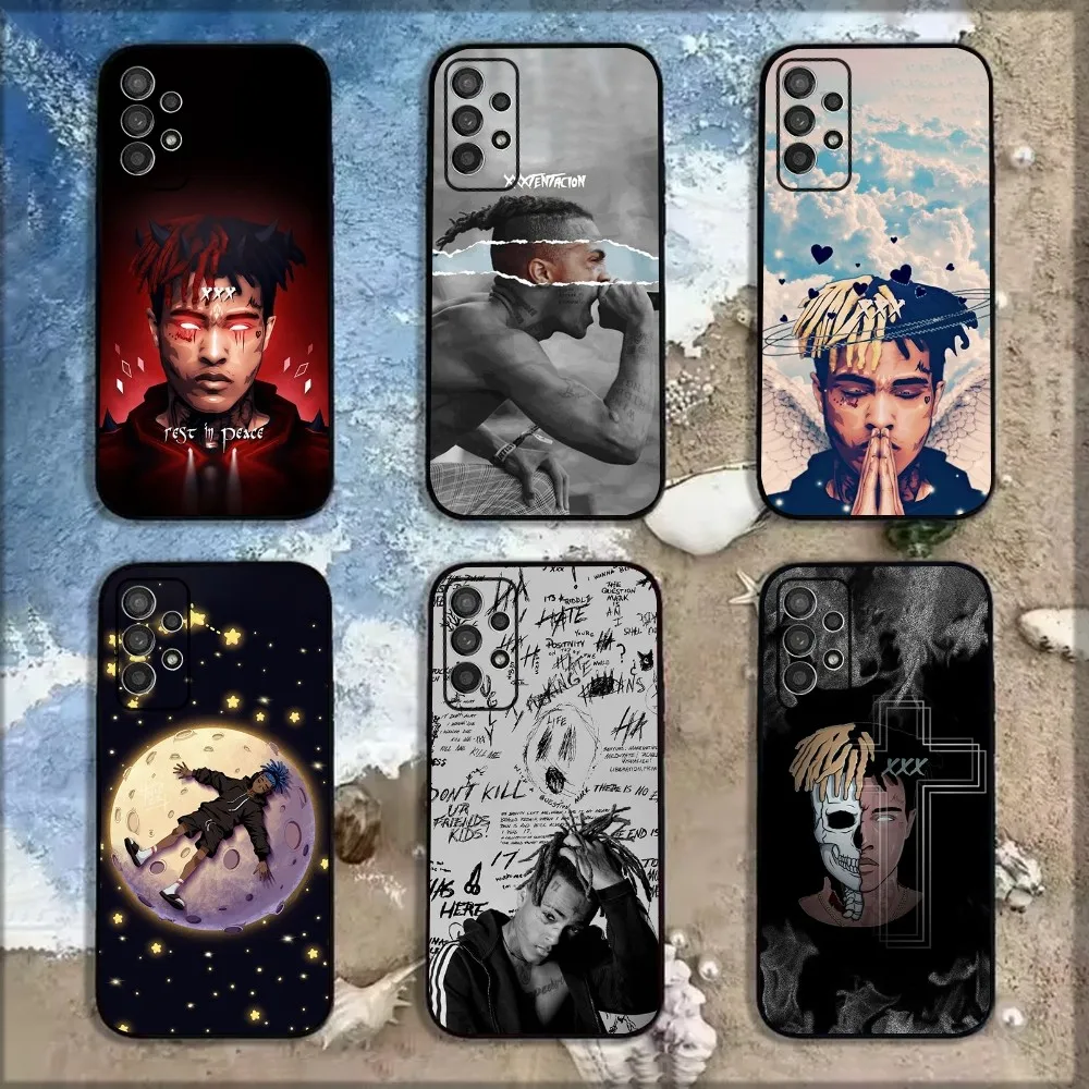 Rapper X-Xxxtentacions Phone Case For Samsung Galaxy A13,A21s,A22,A31,A32,A52,A53,A71,A80,A91 Soft Black Shell