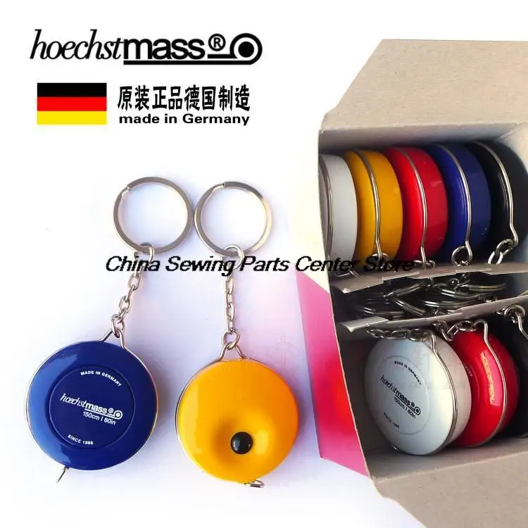 1PCS 150cm 60inch Soft Ruler Tape Measure Hoechstmass Imported Germany Keychain Tape Hoechst Mass Measuring Tape Extension Ruler