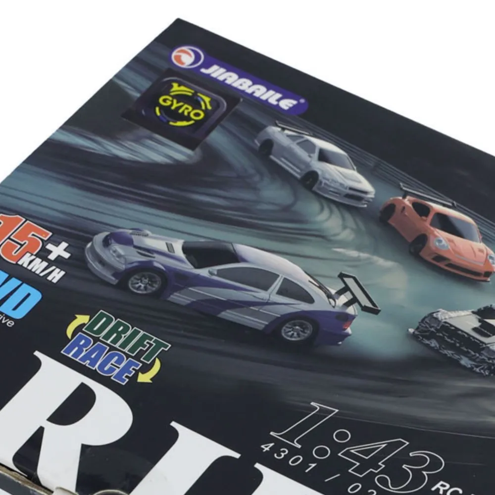 รถบังคับวิทยุ 1/43 RTR อัพเกรดไจโร มินิทอยส์ 4WD 2.4G รีโมทคอนโทรล รถแข่งดริฟท์ ขับเคลื่อนสี่ล้อ ความเร็วสูง ของเล่นเด็กผู้ชาย