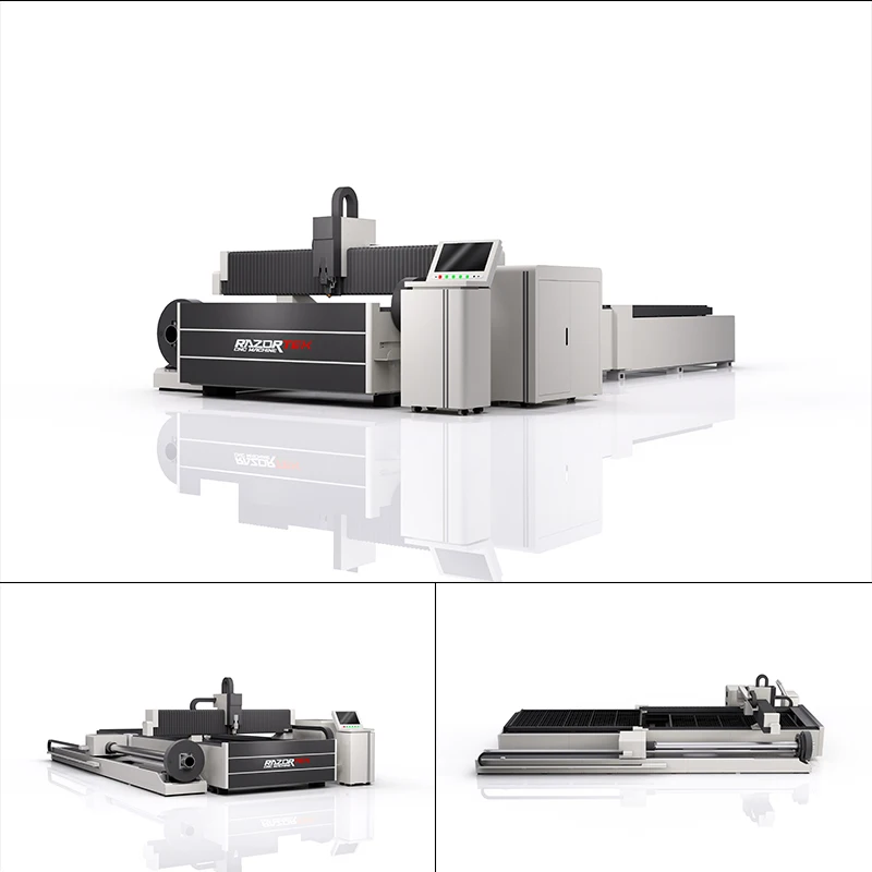 multifuction 1530 fiber laser cutter with raycus 2kw 3kw 6kw for pipe and tube cutting