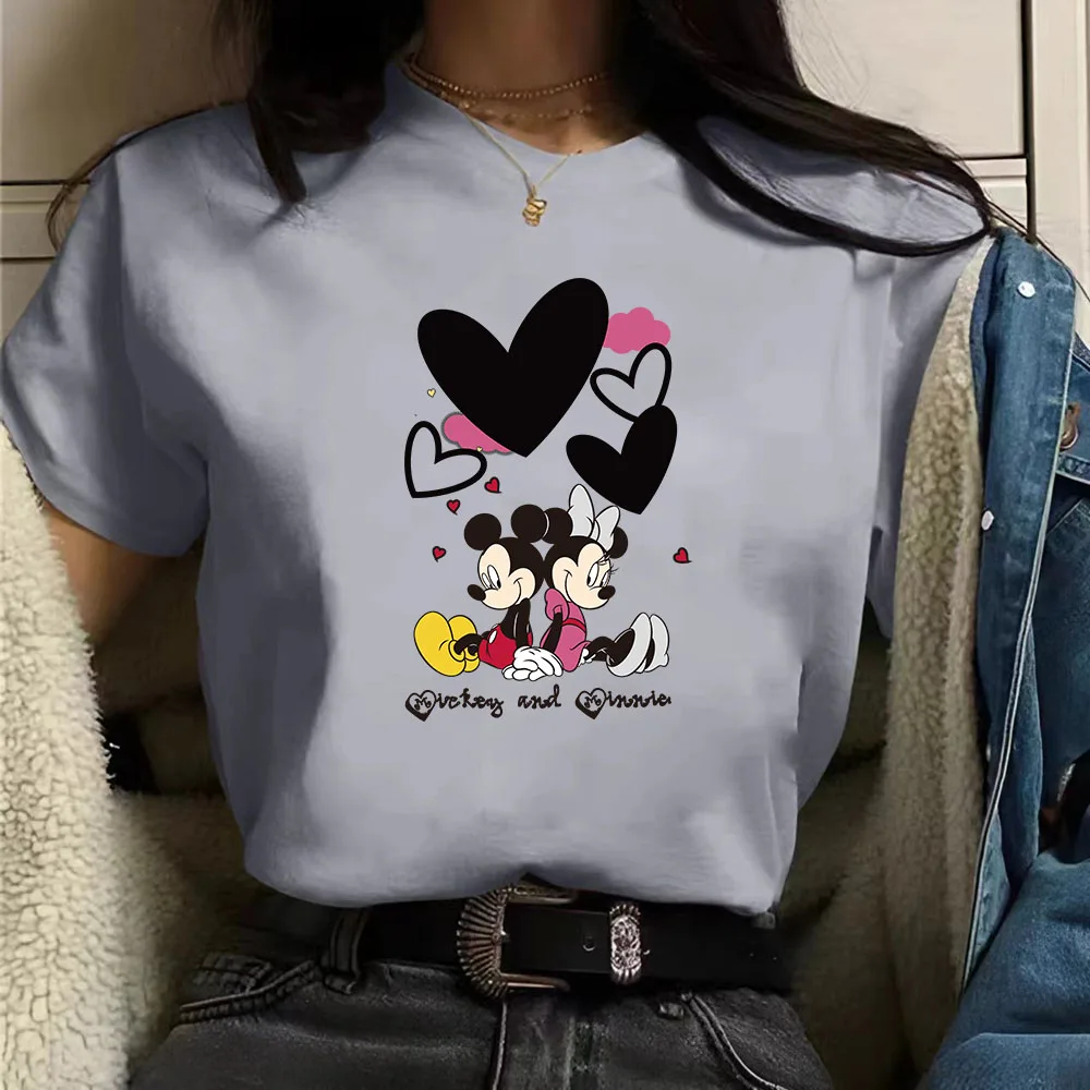 2024 Chuangyou Product Heavyweight New Disney Mickey Cotton T-shirt Multi Color Boutique Women's T-shirt