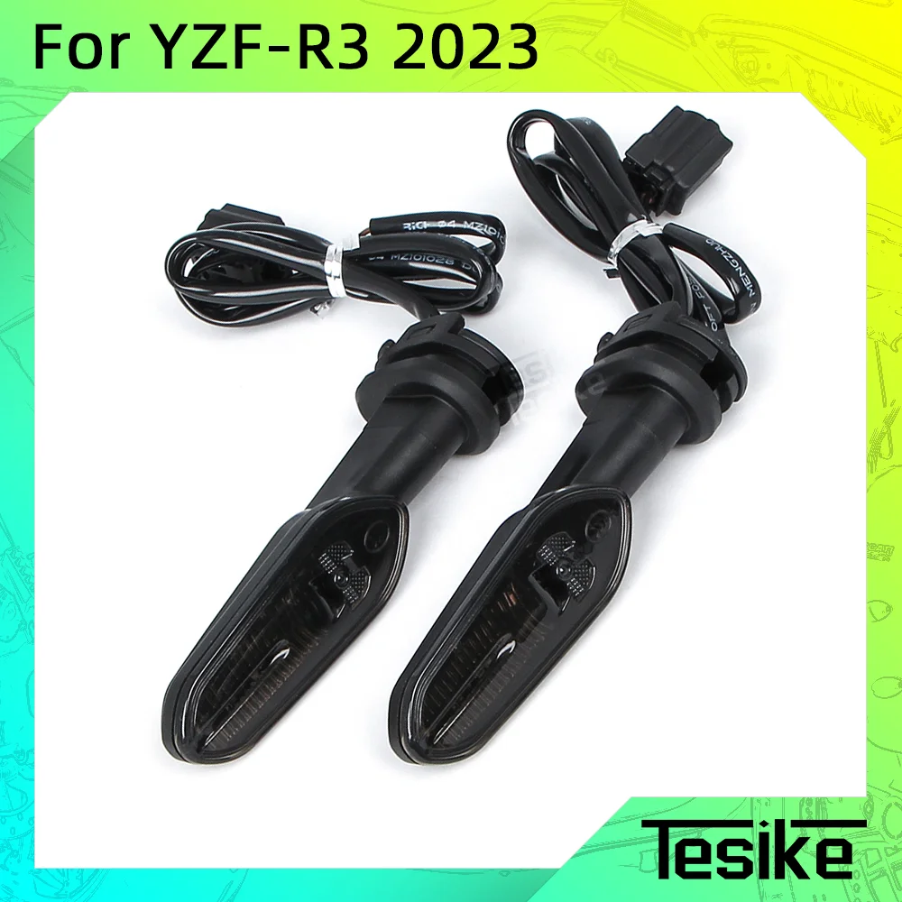 

Motorcycle Accessories For Yamaha Yzf R3 2023 2 wires LED Turn Signal Light 570mm Indicator Directional Flasher Lamps