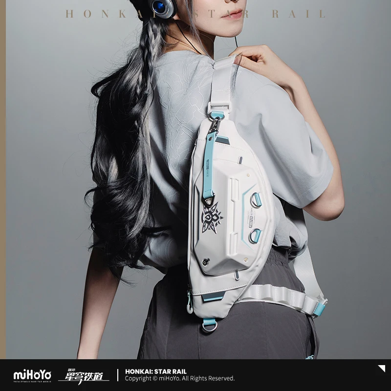 

Firefly Themed Honkai: Star Rail Impression Series Crossbody Bag miHoYo Lightweight Water Resistant Polyester Shoulder Bag