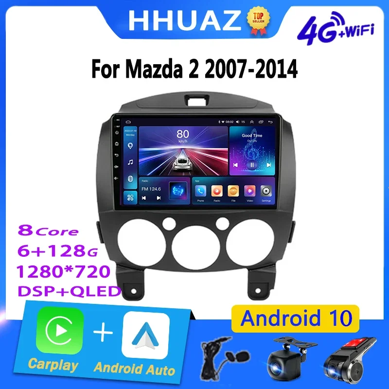 

Android Car Radio Carplay for MAZDA 2 Mazda2 2007 2008 2009 2010 2011 2012 2013 2014 GPS Navi 2din Autoradio