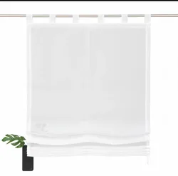 Roman Curtain Tulle Kitchen Half Curtains For Coffee Door Window Balcony Rome Stitching Colors Voile Sheer Drape Solid Color