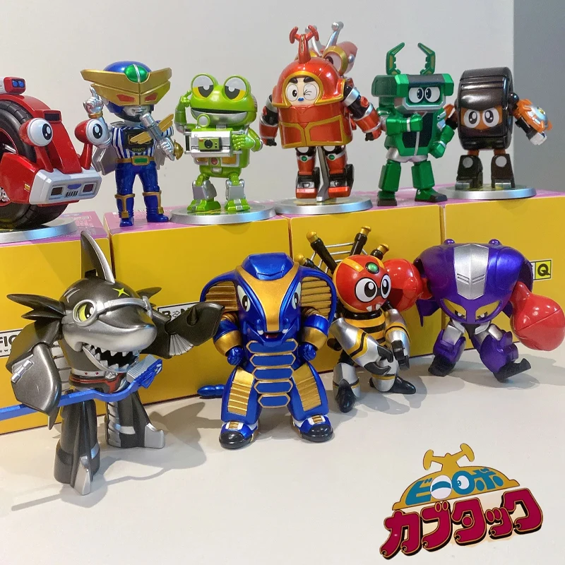 

In Stock Genuine Bandai B-Robo Kabutack Vol. 2 Series Shark Chili Kabutack 10cm Model Toy Desktop Ornament Collection Gift