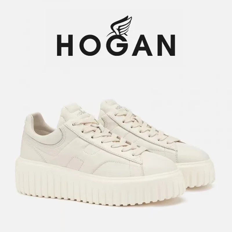 Sneakers Hogan Skyscraper Cowhide sneakers thick sole sports casual white shoes women's sneakers