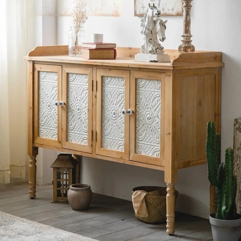 

Шкаф для прихожей в стиле кантри, ретро-шкаф для гостиной, пристенный.