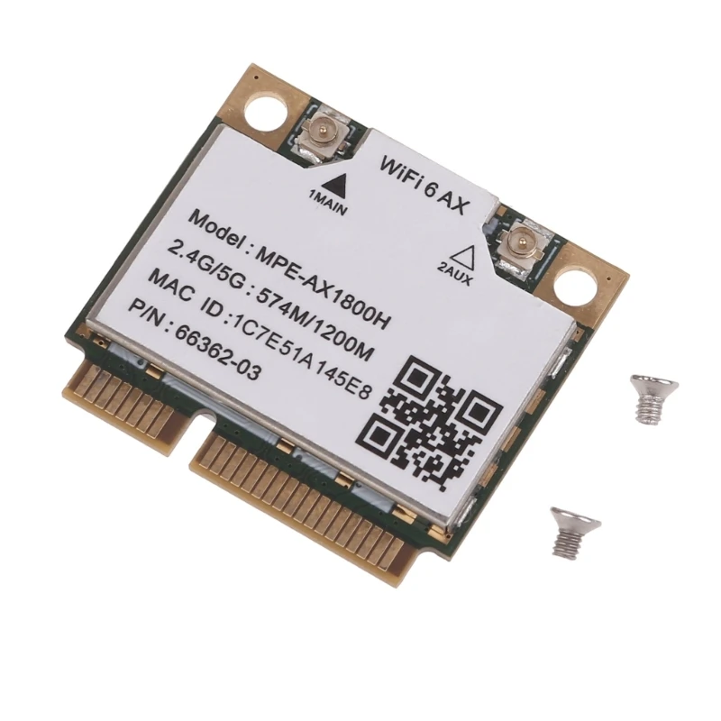 

Сетевой адаптер WiFi 6 AX1800H Mini Pcie, совместимый с 5.2 DualBand