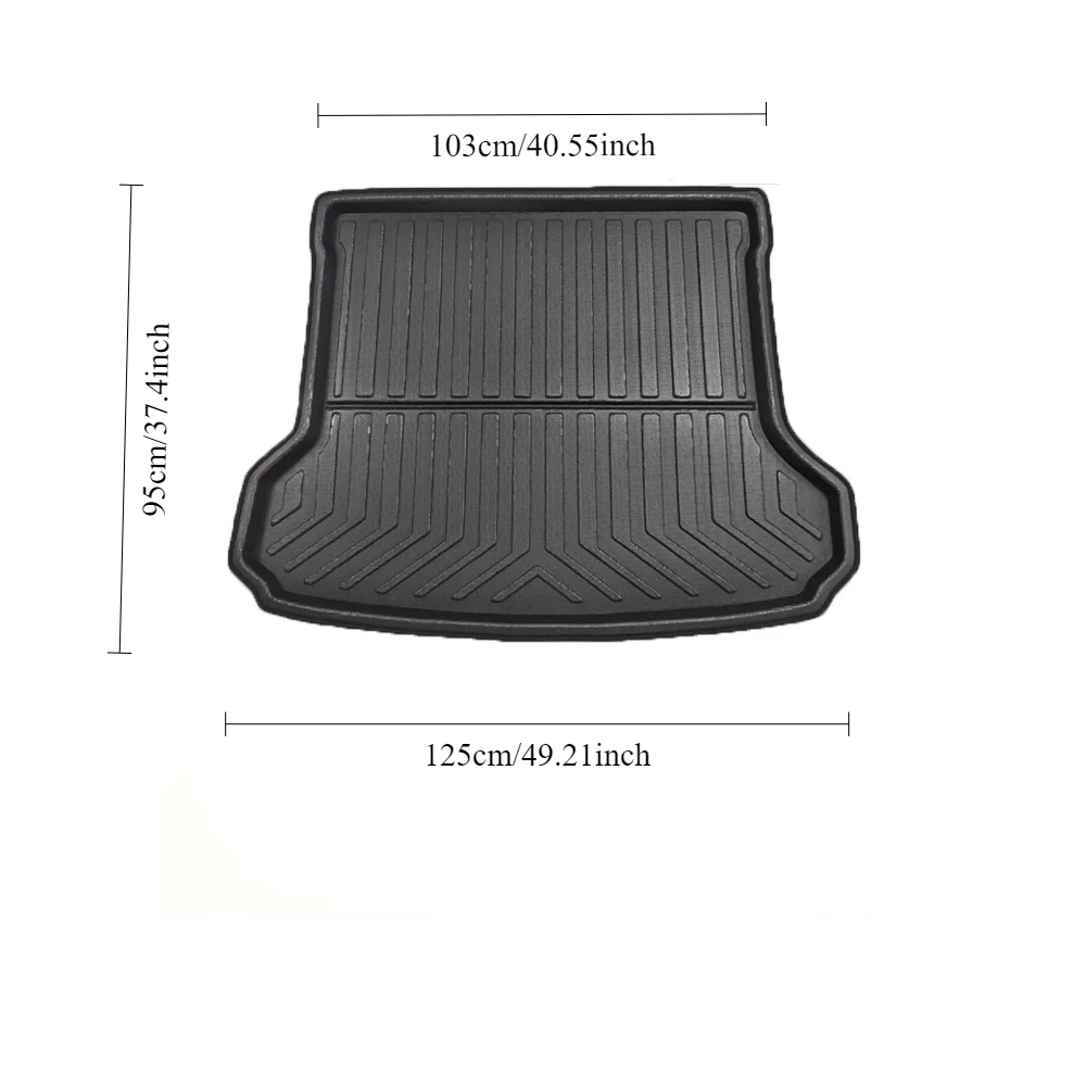 For Volkswagen ID.4 2021-2026 Car Rear Trunk Cargo Liner Boot Floor Tray Carpet Protector 3D EVA Interior Dedicated parts