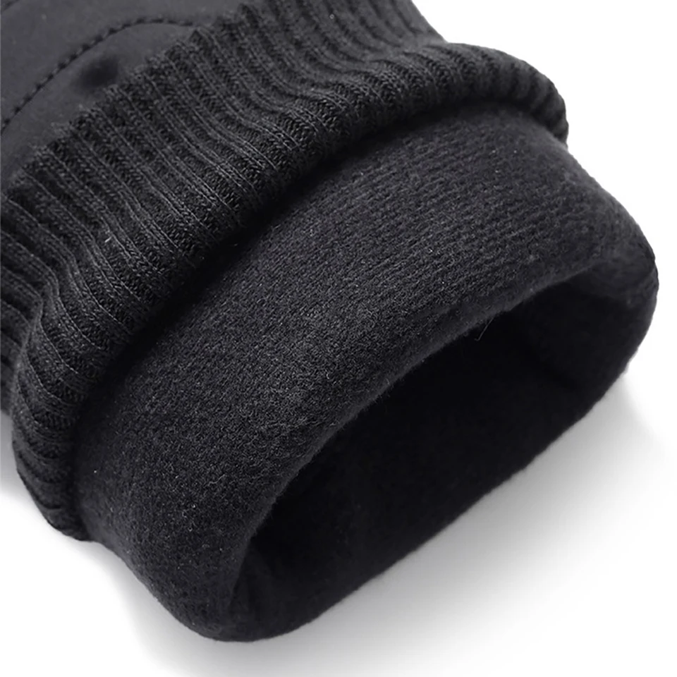 NOFOXO Winter Warm Motorcycle Gloves Ski Touch Screen Fleece Gloves Waterproof Cycling Gloves Outdoor Snowboard Riding Warm