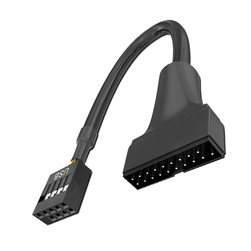 كابل محول USB إلى 2.0 لسهولة دمج لوحات USB 19pin الجديدة N2UB