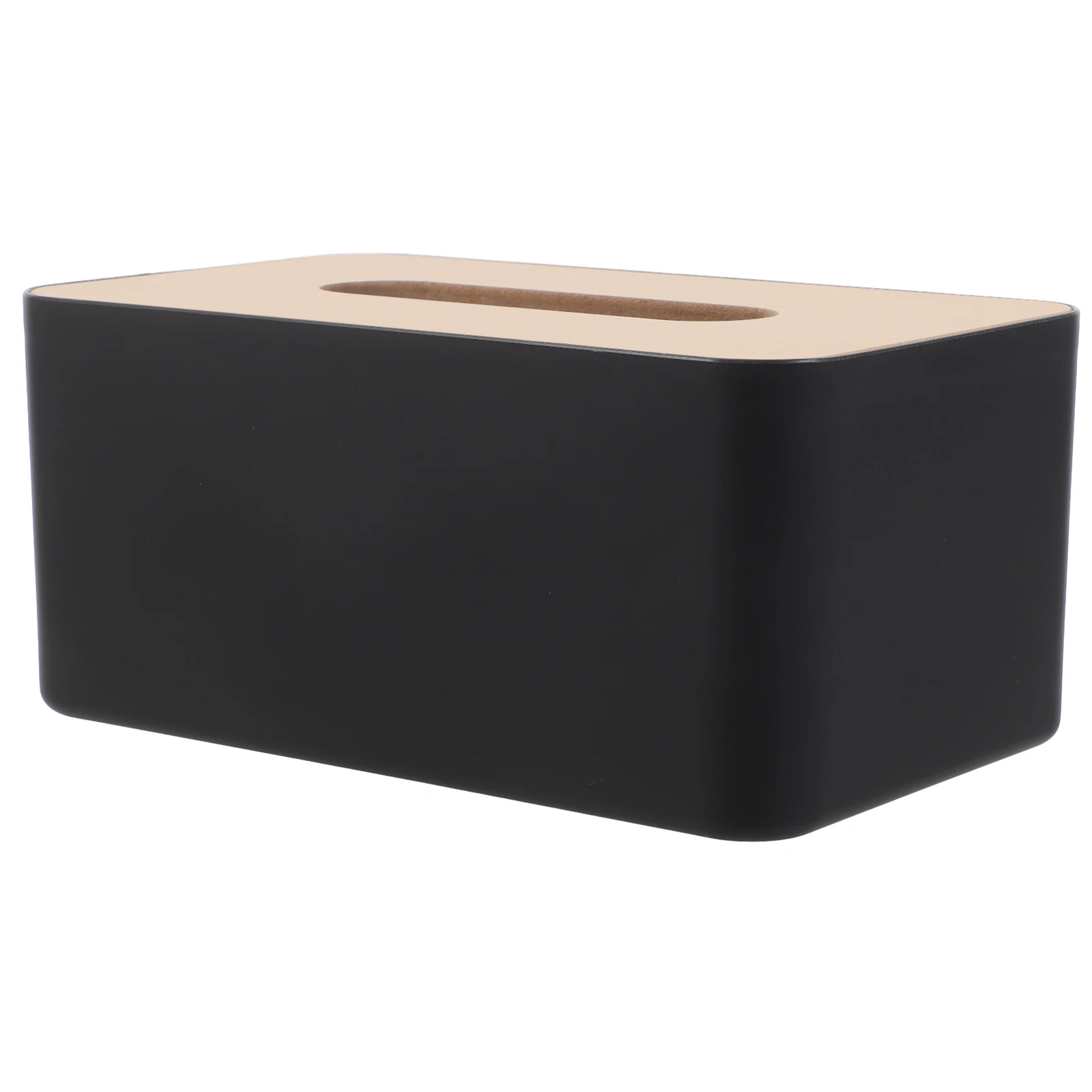 

Tissue Box Holder White Color Construction User Friendly Design Fits Standard Boxes Simple Style Smooth Surface