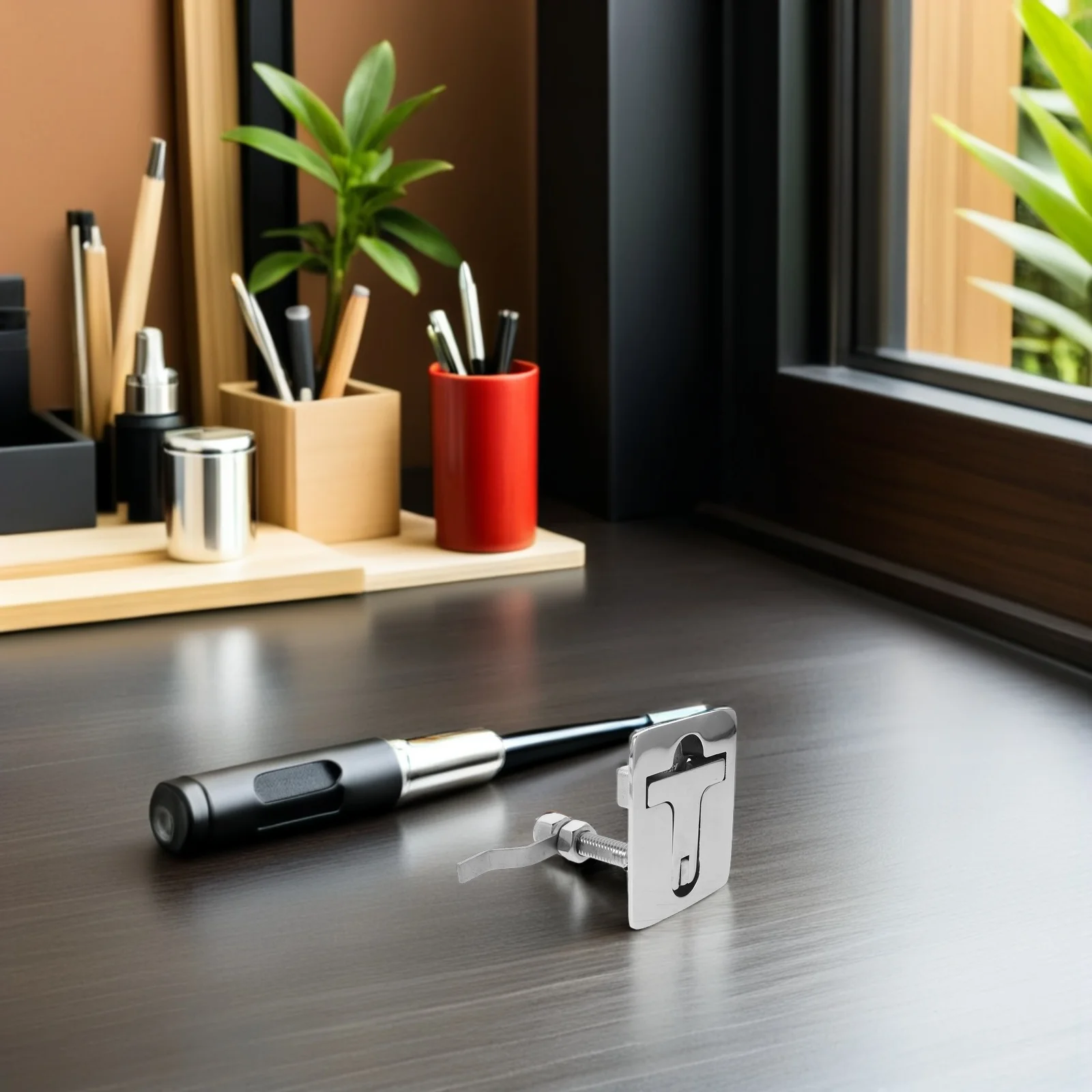 

1Set Boat Door Latch Stainless Steel Marine Locking Hatch Latch for Floor Buckle Compartment Secure Opening Boat Lid Latches