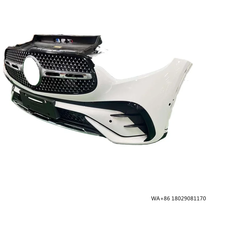 مجموعة الجسم المستخدمة لـ - GLC 254 تتضمن مصابيح أمامية لغطاء الحاجز البلاستيكي - مصدات سيارة عالية الأداء #4