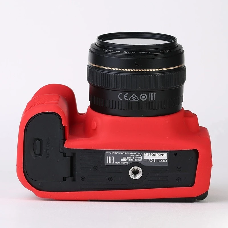 

SLR protective case camera bag ，For Canon EOS 90D Accessory Protective camera silicone case 90D + free tempered film