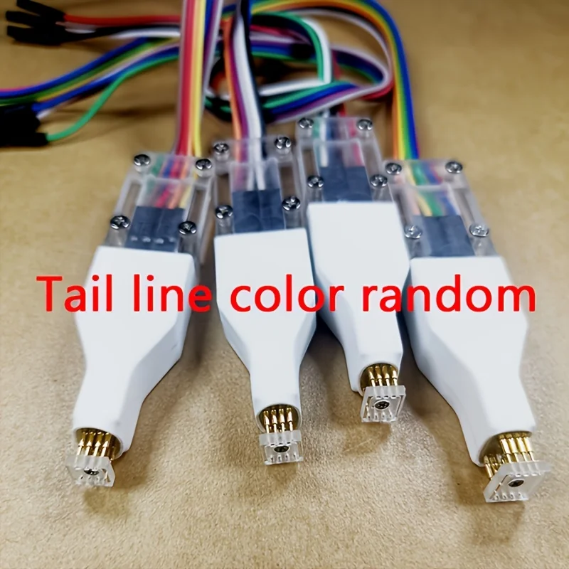 1PCS SOP8/SOIC/WSON8/QDFN8 Chip Burning & Reading Probe - Spring Pin Flash Chip Burner with Spacing Cable