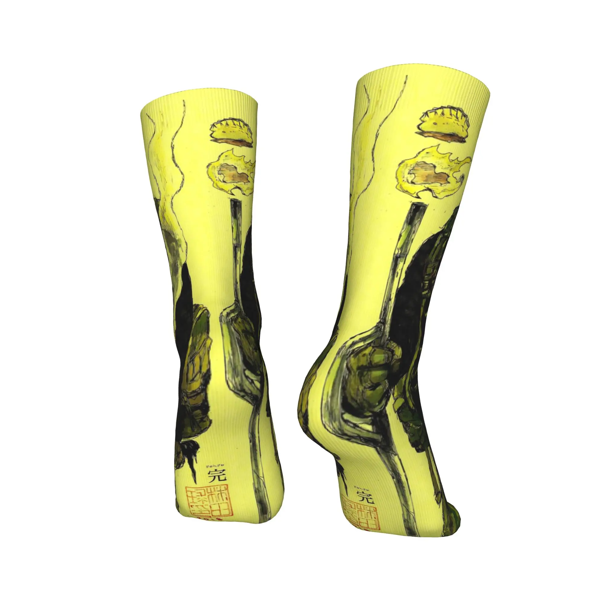 Dorohedoro Kaiman جوارب Kawaii الجوارب النساء الرجال جوارب عالية الجودة الشتاء الجري الرياضة الرسم عدم الانزلاق