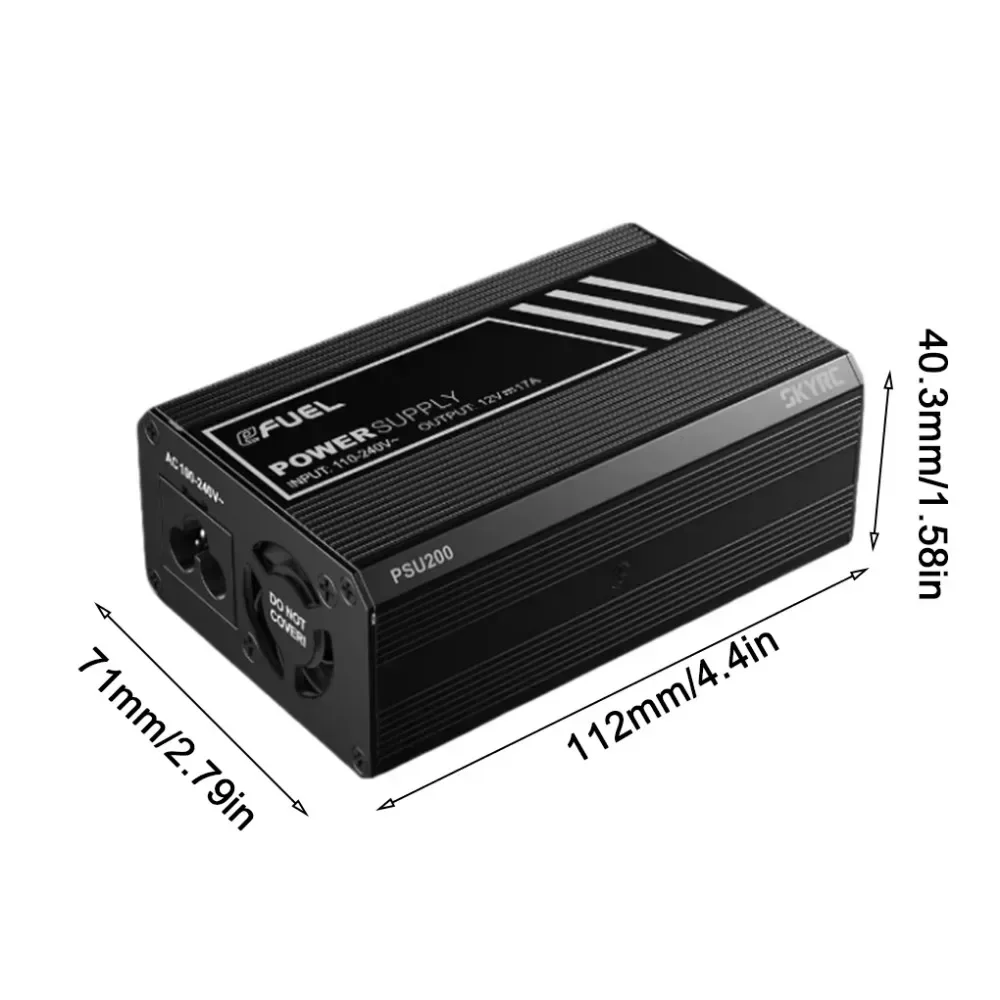 SKYRC EFUEL PSU200 200W 17A 전원 어댑터 B6 라이트 충전기 모델 RC FPV 레이싱 드론 쿼드콥터 RC 부품 SK-200025