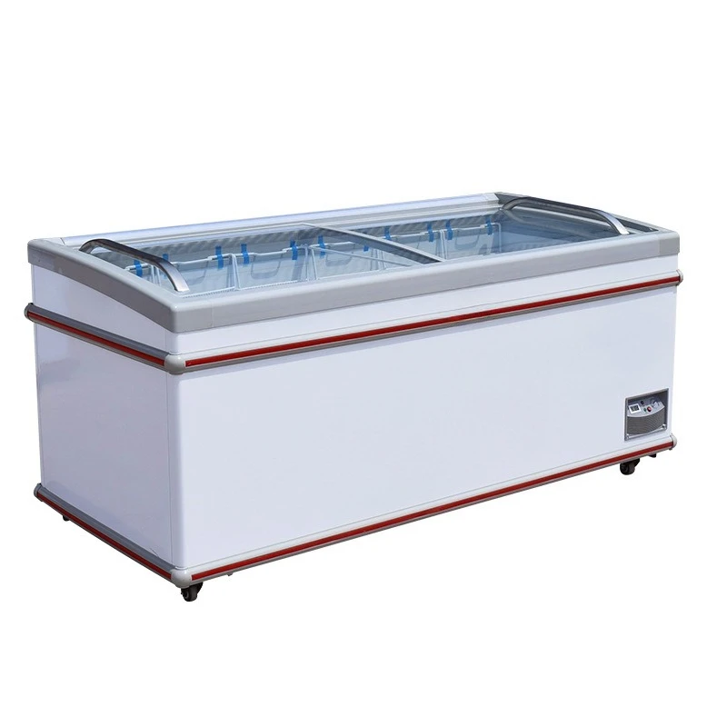 

Commercial combination island cabinet Frozen food Supermarket combination freezer