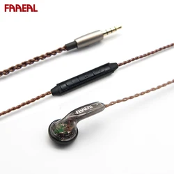 FAAEAL Earphones Iris 2.0 In Ear Earbuds 3.5mm Durable Wired Ear Buds Good Bass Music Headphones Running Sports Gaming Headsets