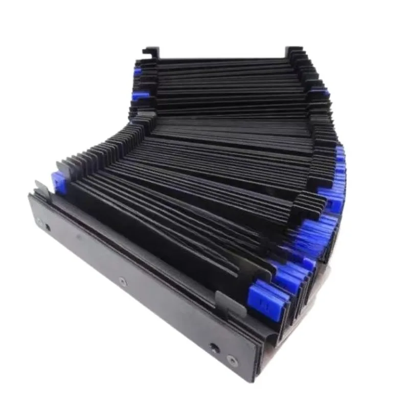 

4pcs Customized dust cover Lmax = 3000mm with sliding blocks fire resistance and stainless armor