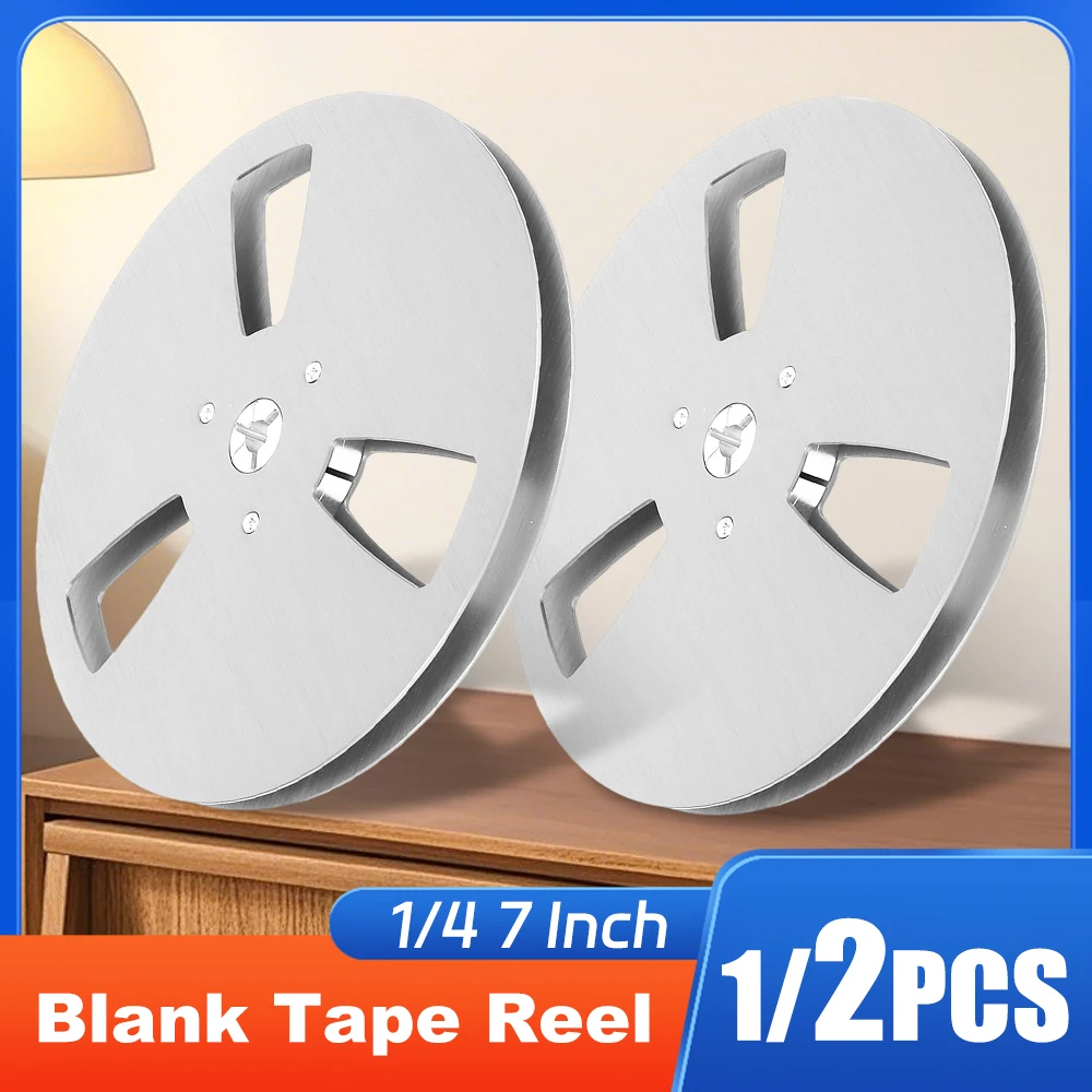 1/4 7 Inch Blank Tape Reel 3 Holes Empty Tape Reel Recording Takeup Reel for TEAC Universal for Reel To Reel Tape