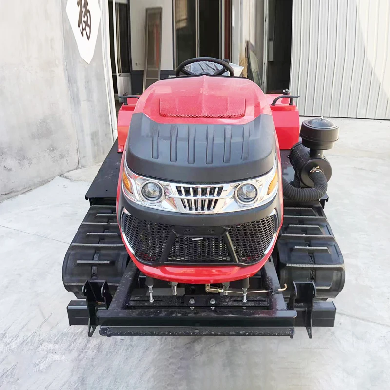 

Индивидуальный гусеничный сельскохозяйственный трактор мощностью 60 л.с., многофункциональный мини-культиватор, модернизированный роторный культиватор и почвофреза