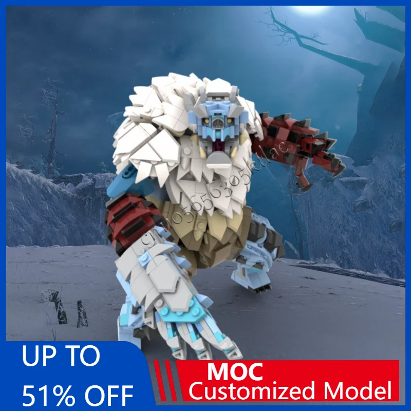 

1137Pcs MOC Roleplaying Game Goss Harag Display Model Large Monster Fanged Beast Building Children Birthday Christmas Toys Gifts