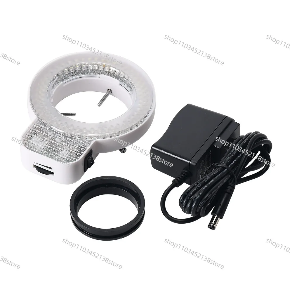 

Тринокулярный микроскоп, светодиодный источник света, заполняющий свет, высокая яркость, матовая подавление, светоотражающий кольцевой светильник