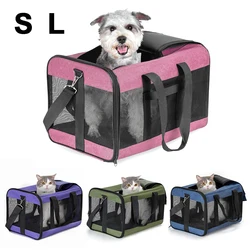 Cat Bags Portable Dog Carrier Bag Mesh Breathable for Small Portable Folding Handbag Travel Pet Bag Transport Bag