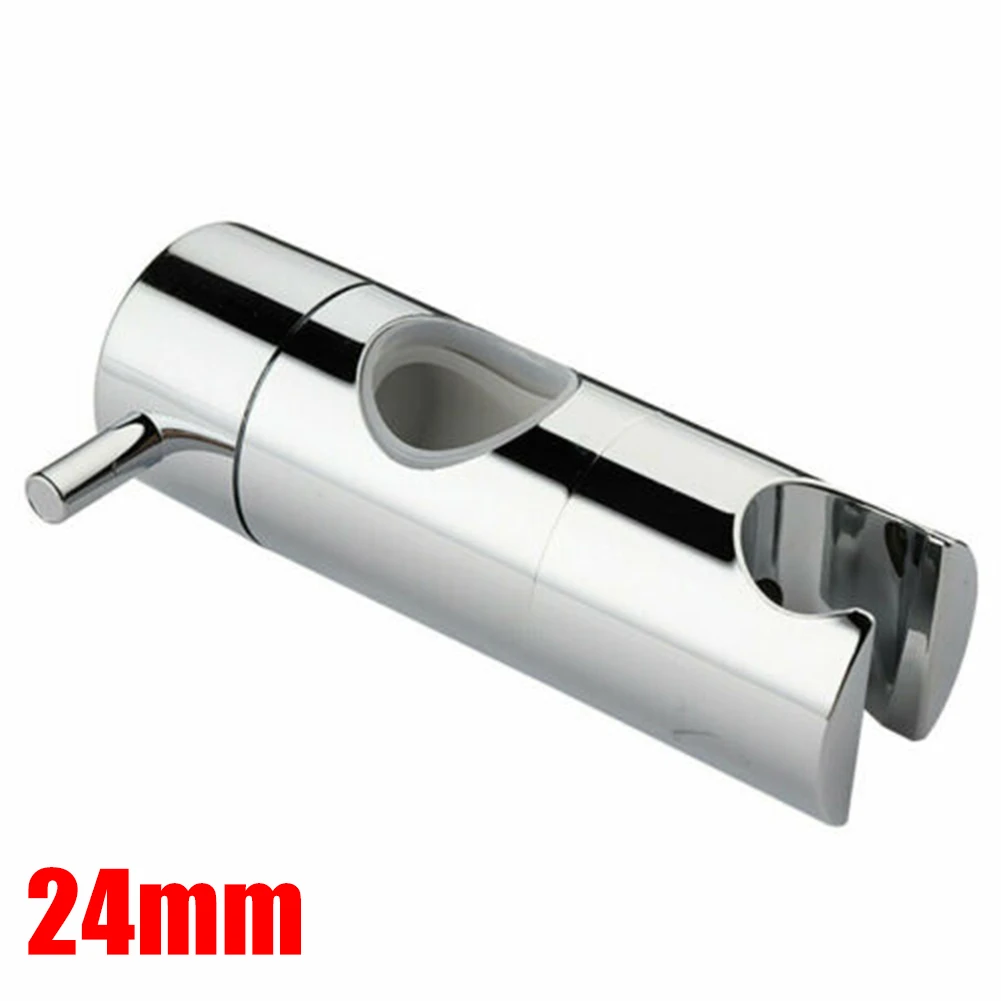 Adjustable 19 /20 /22 /24 /25mm Chrome Shower Head Holder Riser Bathroom Rail Bracket Slider Shower Head Mounting Holder