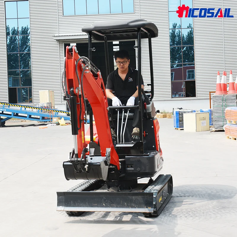 Nicosail 2 Ton Mini Excavators Affordable Price Digger Excavator Mini Pelle Chinese 1.8ton Small Excavator Machine for Sale