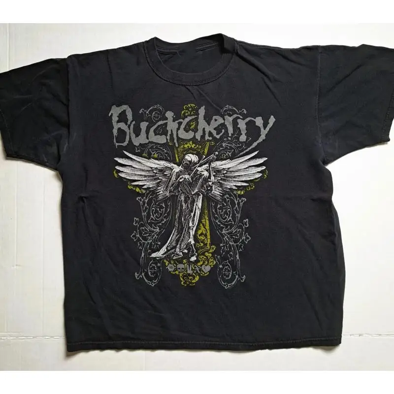 

Черная футболка Buckcherry, хлопковая, полный размер S 5Xl Jh452