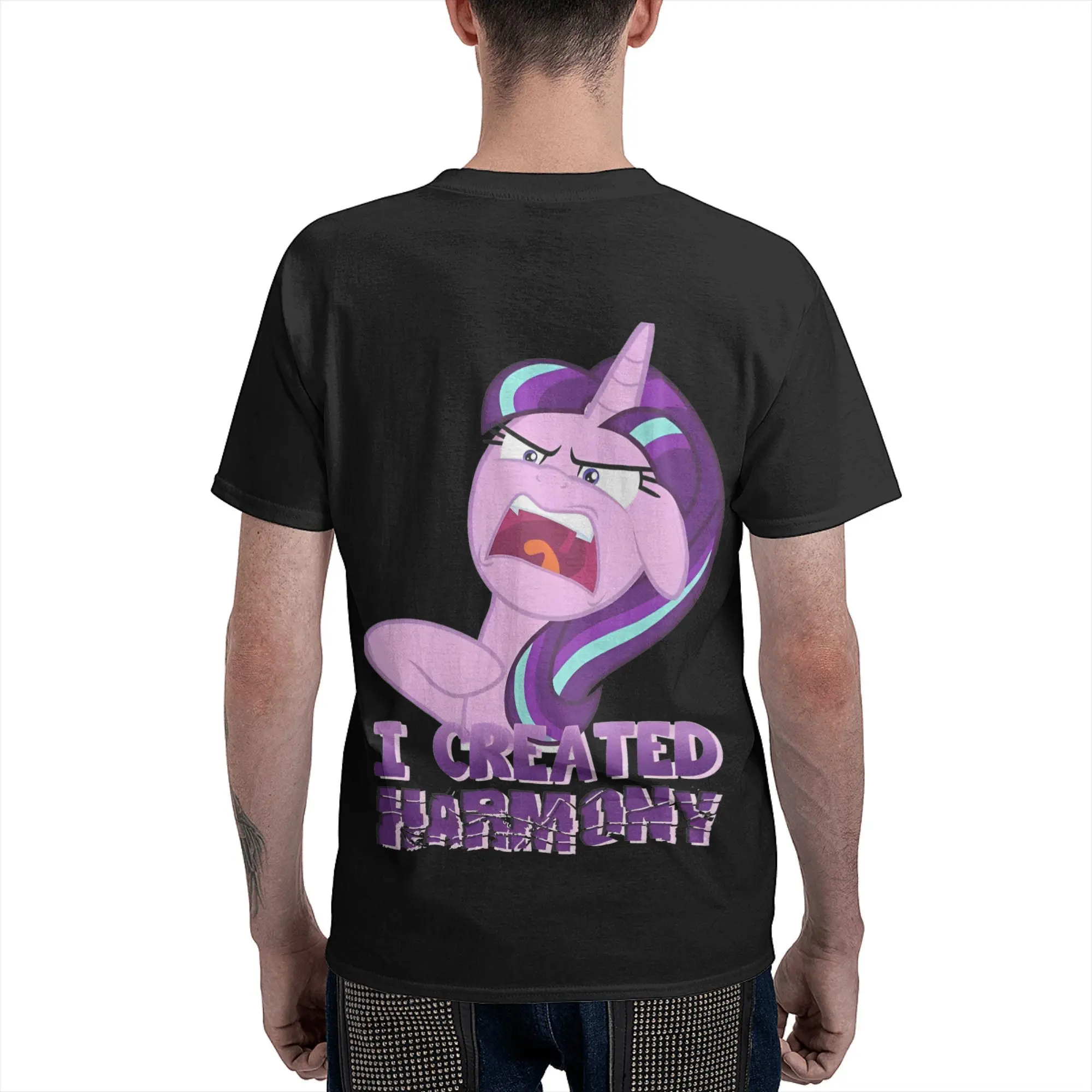 STARLIGHT GLIMMER HARMONY T-Shirt Men Women 100% Cotton T Shirts Ponies friendship is magic Tee Shirt Gift Idea Clothing