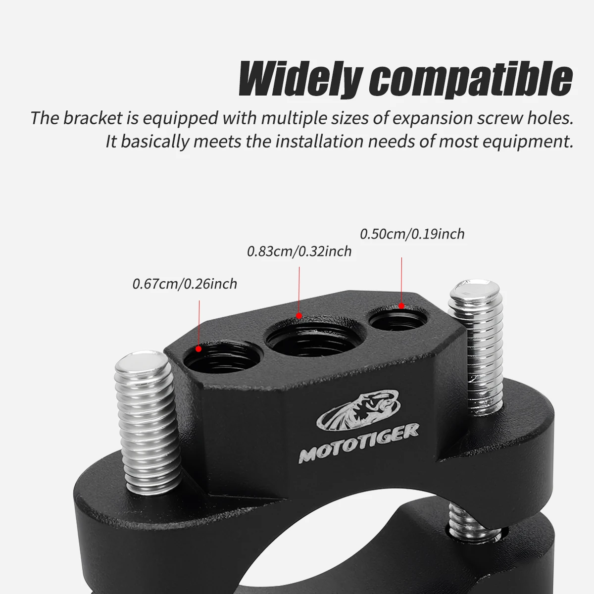 Motorcycle Handlebar Bumper Mount Bracket Clamp Holder Universal For Spotlight Fog Light Turn Signal Light Motor Accesso 22-32mm view 5