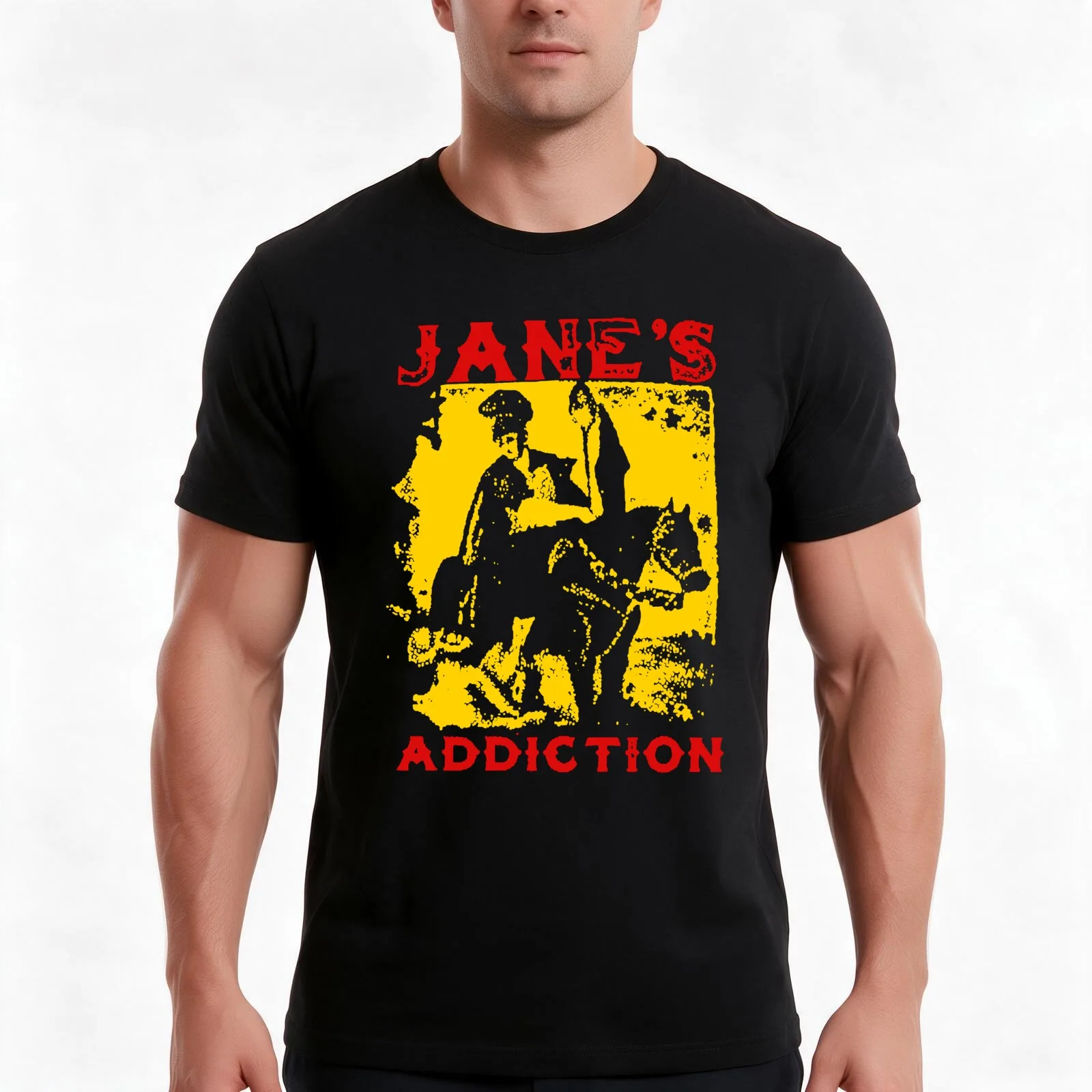 Music Vintage Purple Jane's Addiction Tour Vintage Photograp T-Shirt, Summer Casual Cotton Tee, Oversized Streetwear Tops