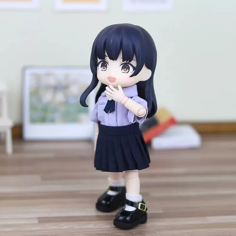 For Obitsu 11 Doll Girls Boys Thai School Uniform Suit For OB11 Gsc 1/12 Molly YMY P10 Body Doll Cloth NAGI Doll Outfit Clothes