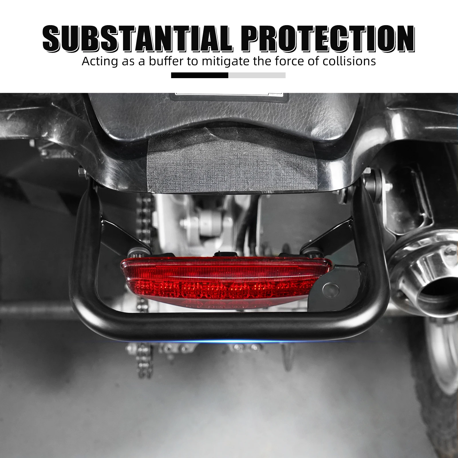 NICECNC For Honda TRX450ER Electric Start 2006-2014 ATV Rear Grab Bar Bumper TRX450R Kick Start 2006-2009 Replace 81200-HP1-600