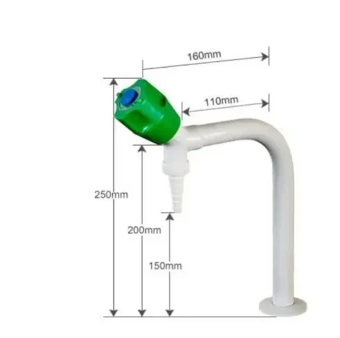 

Vidric G1/2 Laboratory Brass Faucet Hospital Single Cold Single Handle Sink Faucet Factory School Laboratory Sit Style Faucet