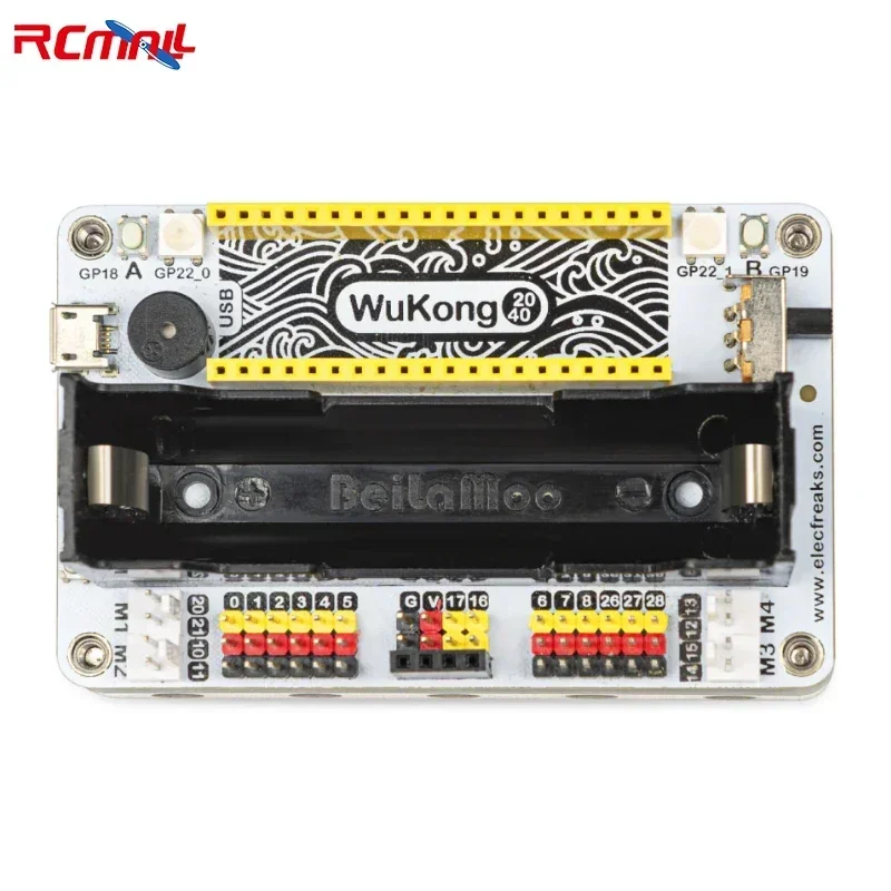 

ELECFREAKS Wukong 2040 Multifunctional Breakout Board For Raspberry Pi Pico Supports MicroBlocks & Python