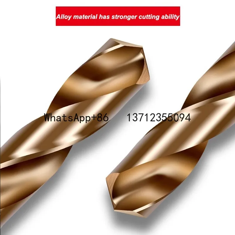 

Twists Bit High Strength Iron Stainless Steel Special Straight Shank Small End Alloy Drill Bit Drilling Turning Head Tool