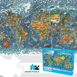 Jigsaw Puzzles for Adults/Kids 500 Pieces Group Jigsaw Puzzles Families Games Toy for Home Art Decor Puzzles 15