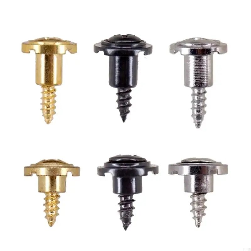 

2pcs Electric Guitar String Retainer Guide Tree Round Slotted Guides Trees With Mounting Screw for Guitars Bass Durable