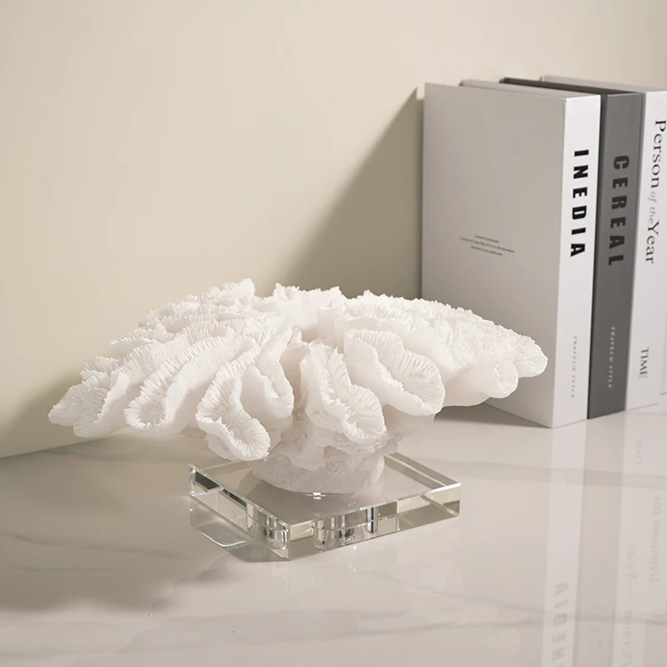 Modern Simplicity Living Room Study Hotel  Decorative Home Accessories Decoration Coral Ornament