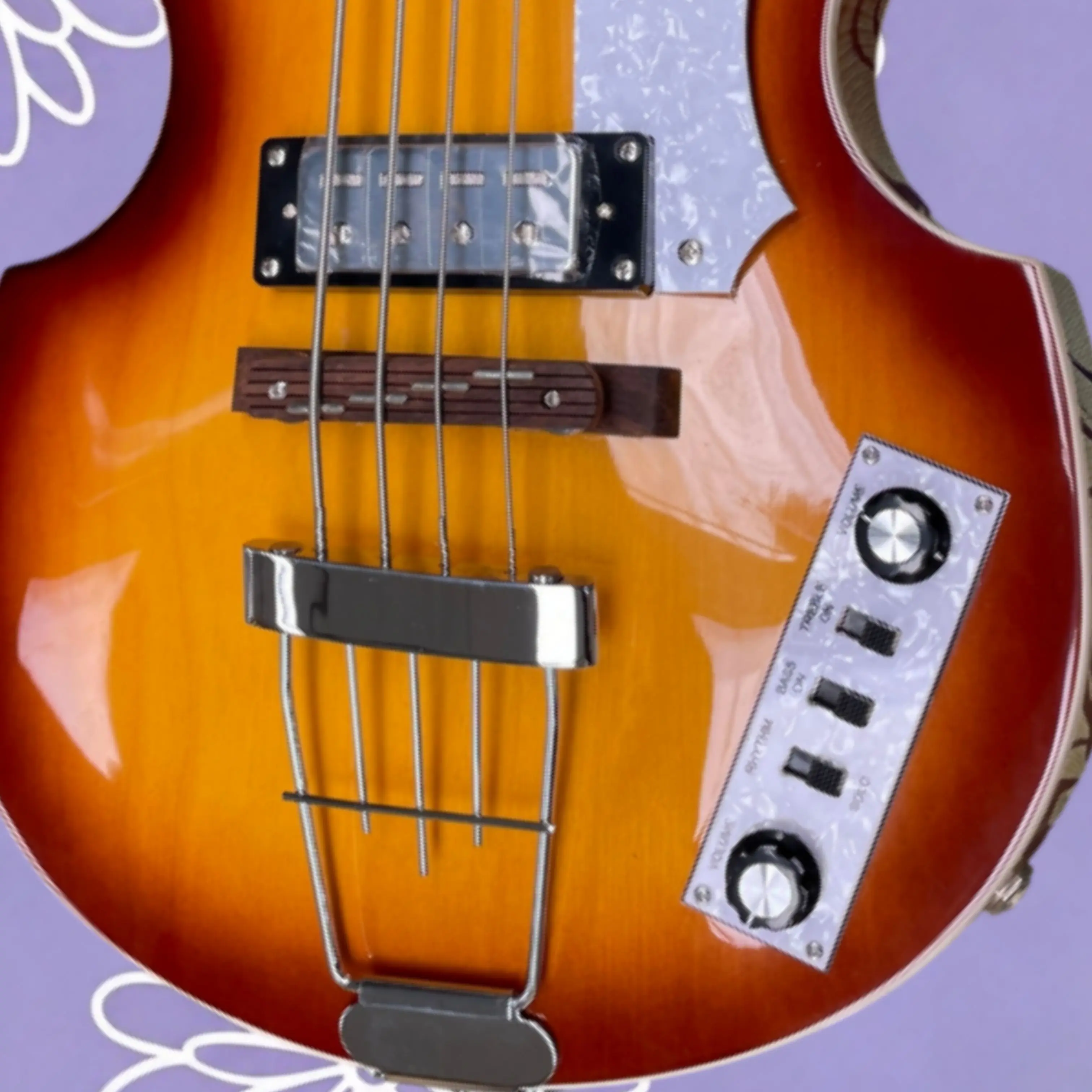 4-String Electric Bass Guitar, Multi-Tone Control Circuit Guitars,for Vintage Rock & Jazz Performance Guitarra